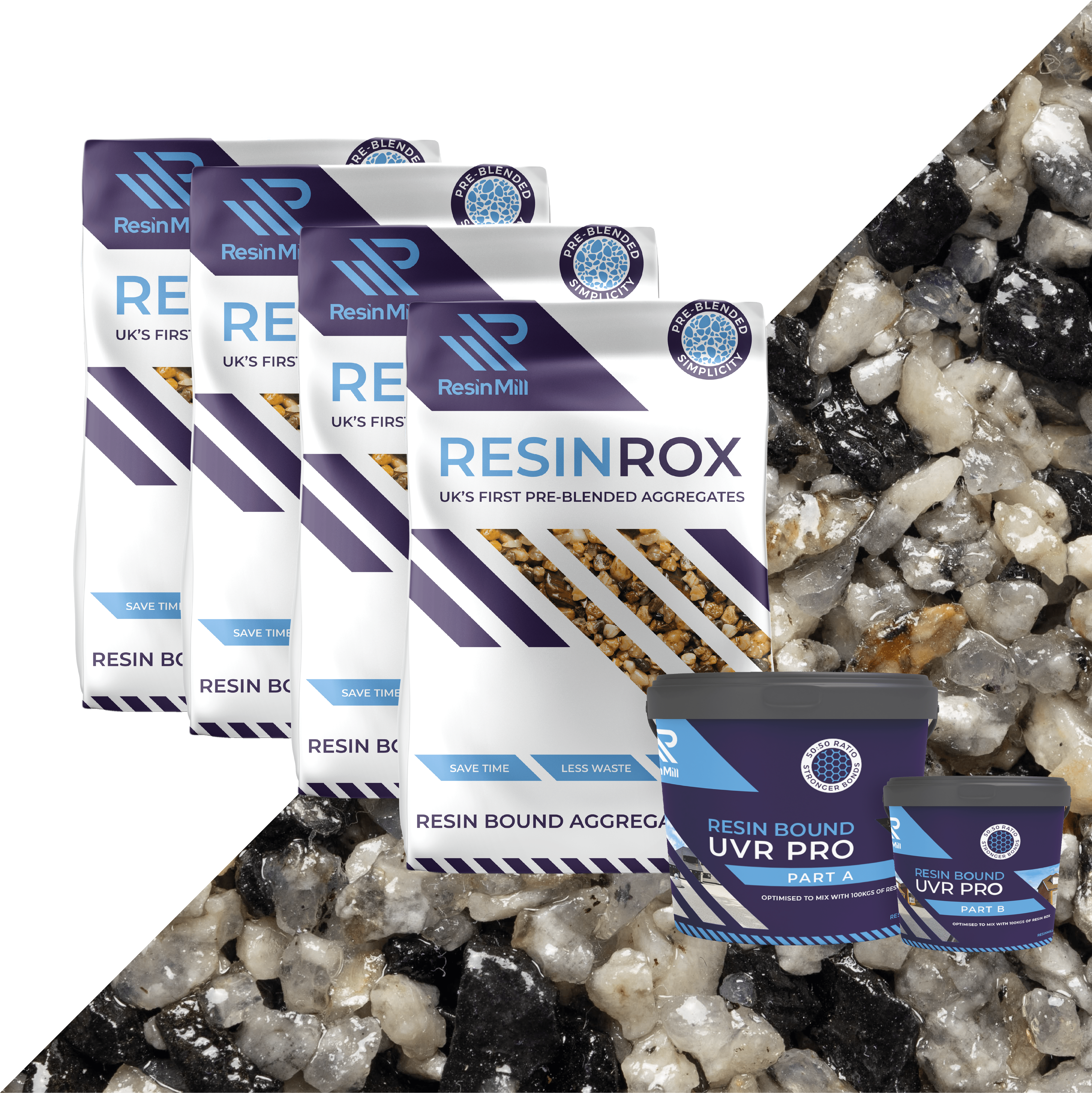 Levana UV Resin Bound Mix 1 - 5mm - Resin Mill