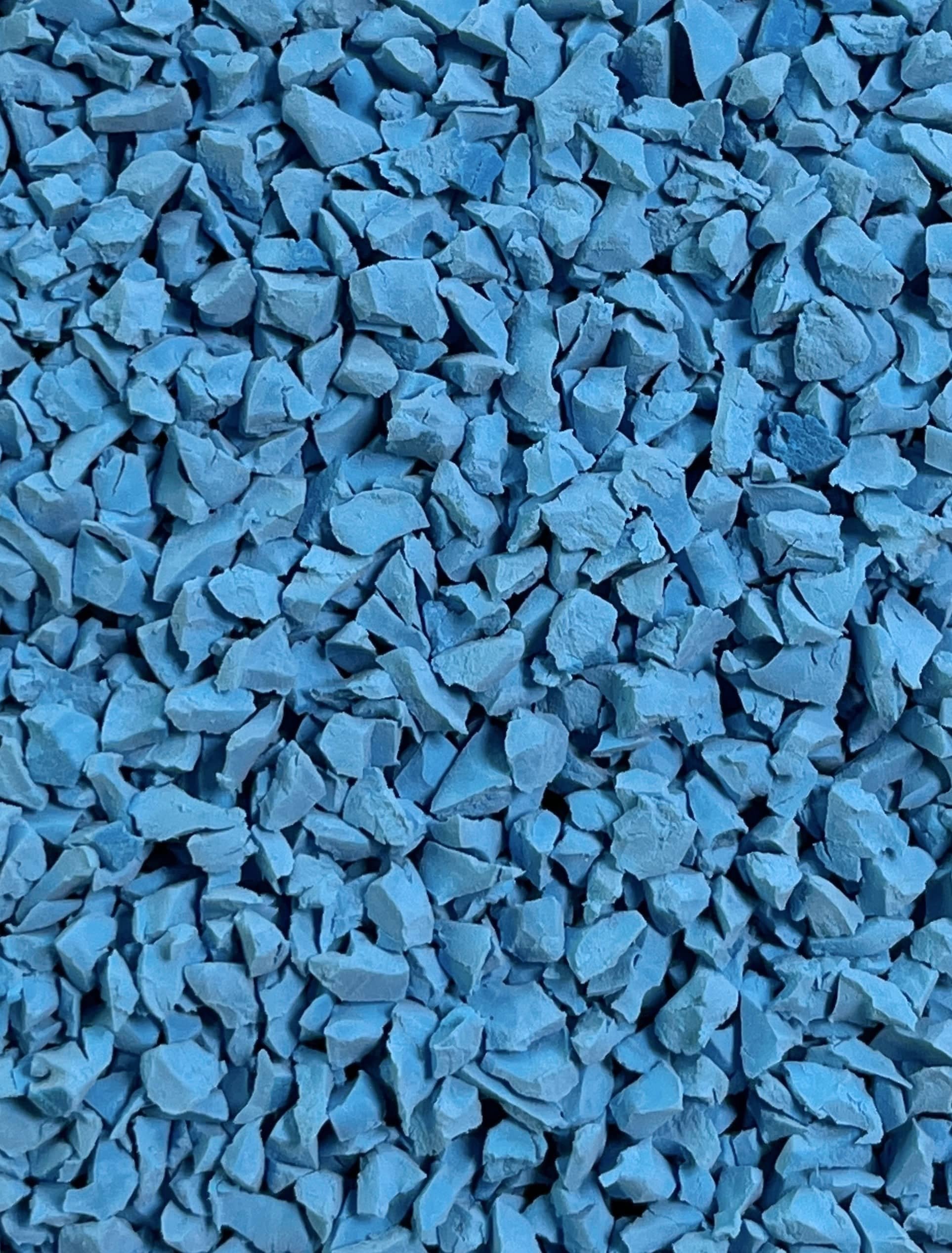 Light Blue Rubber Crumb EPDM 1 - 4mm 25kg - Resin Mill