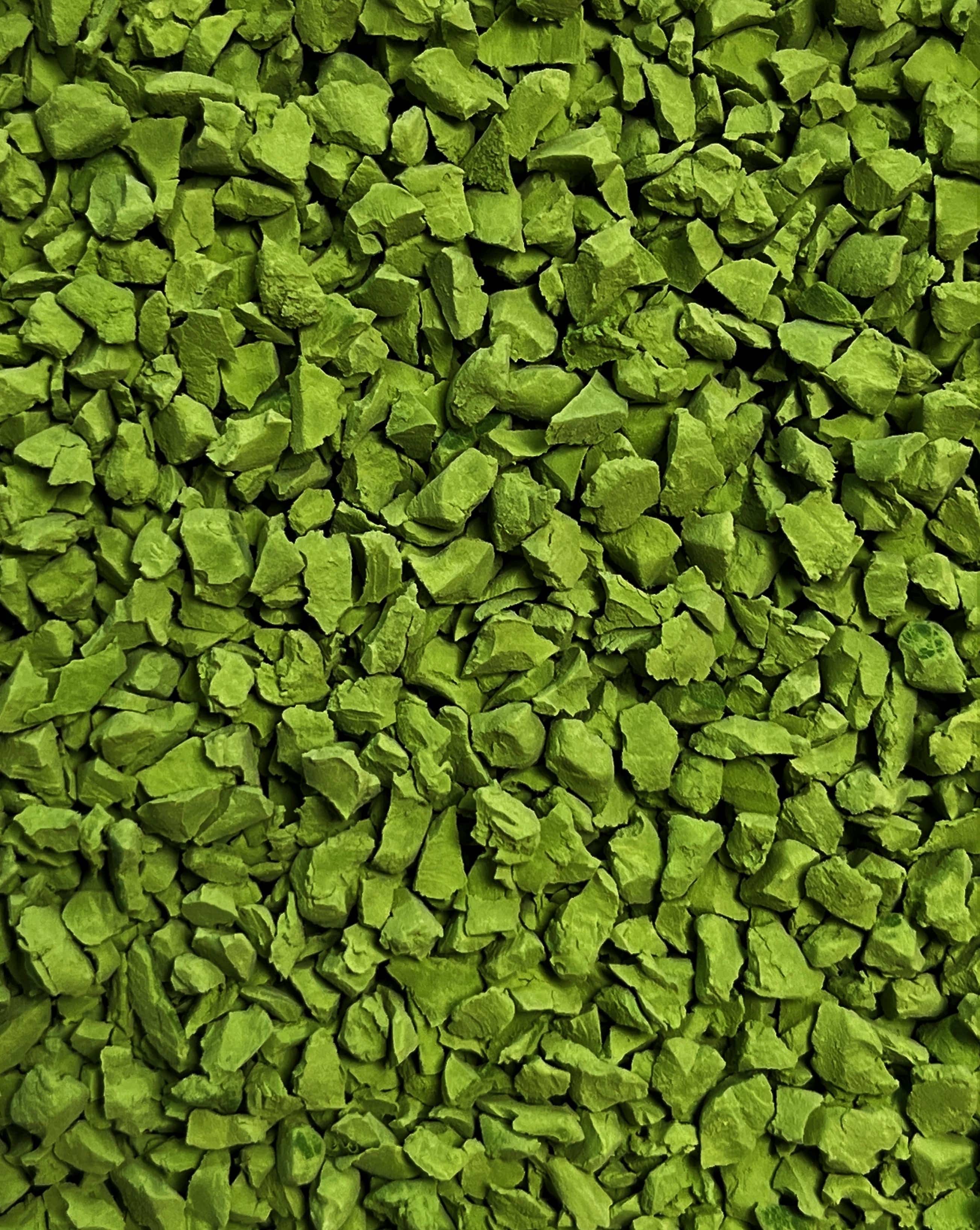 Light Green Rubber Crumb EPDM 1 - 4mm 25kg - Resin Mill
