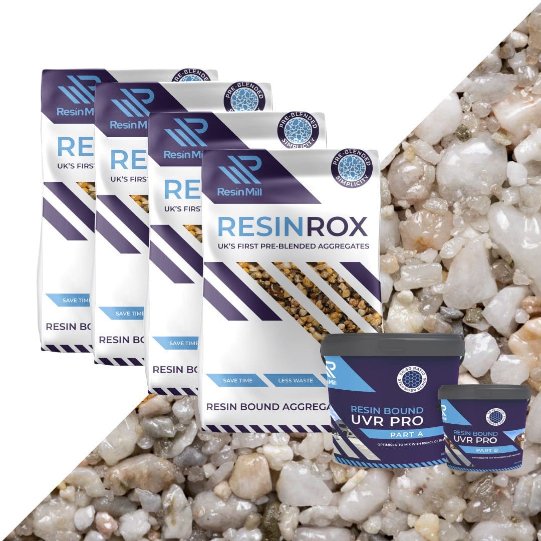Oyster Pearl UV Resin Bound Mix - Resin Mill