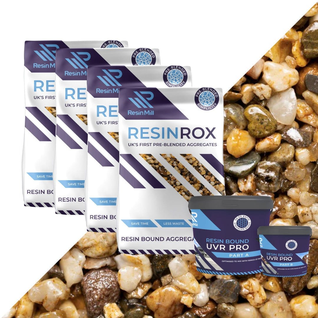 Cappuccino UV Resin Bound Mix - Resin Mill
