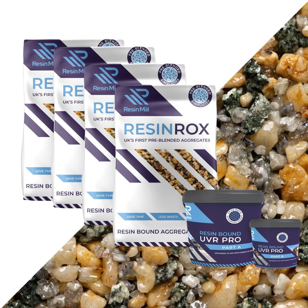 Ireland Green UV Resin Bound Mix - Resin Mill